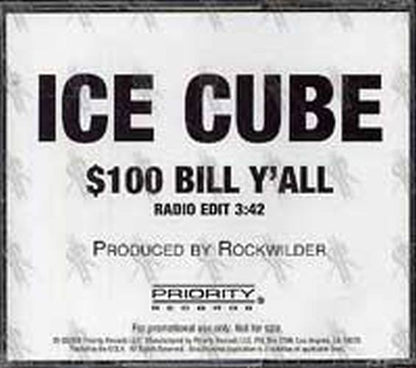 ICE CUBE - $100 Bill Y'All - 2