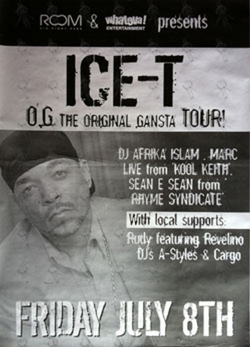 ICE T - 'The Original Gangsta' 2005 Melbourne Australia Tour Poster - 1