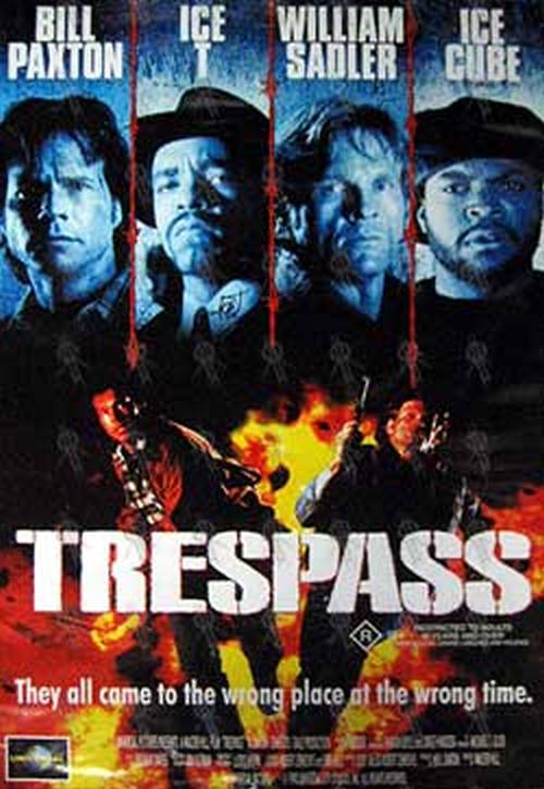 ICE T - 'Tresspass' Cinema Poster - 1