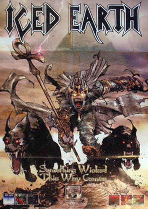 ICED EARTH - &#39;Something Wicked This Way Comes&#39; Album Promo Poster - 1
