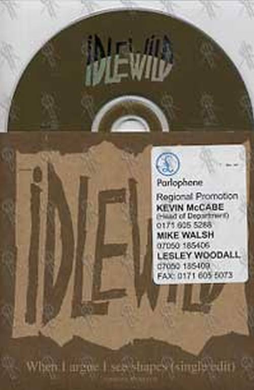 IDLEWILD - When I Argue I See Shapes - 1