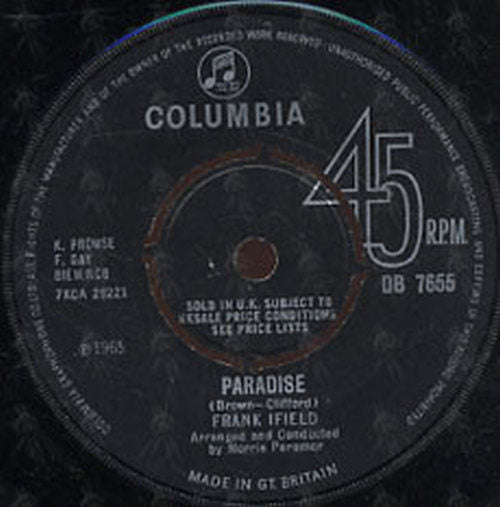 IFIELD-- FRANK - Paradise - 2