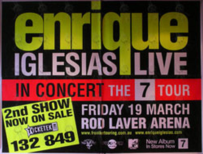 IGLESIAS-- ENRIQUE - Rod Laver Arena