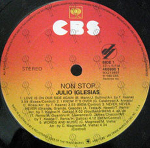 IGLESIAS-- JULIO - Non Stop - 3