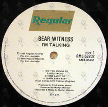 I'M TALKING - Bear Witness - 3