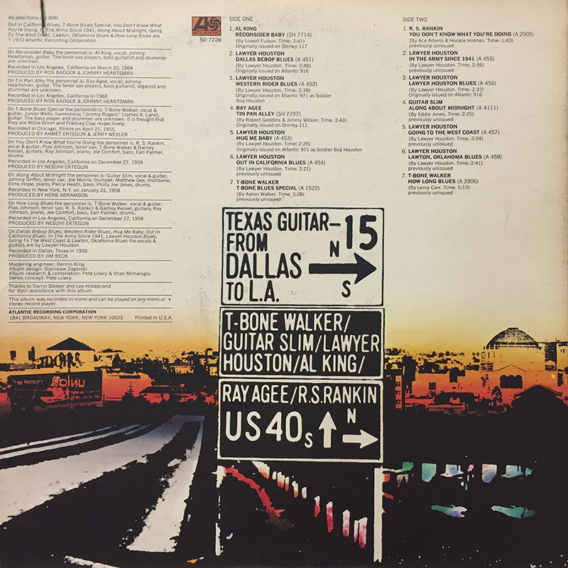 Texas Guitar - From Dallas To L.A.