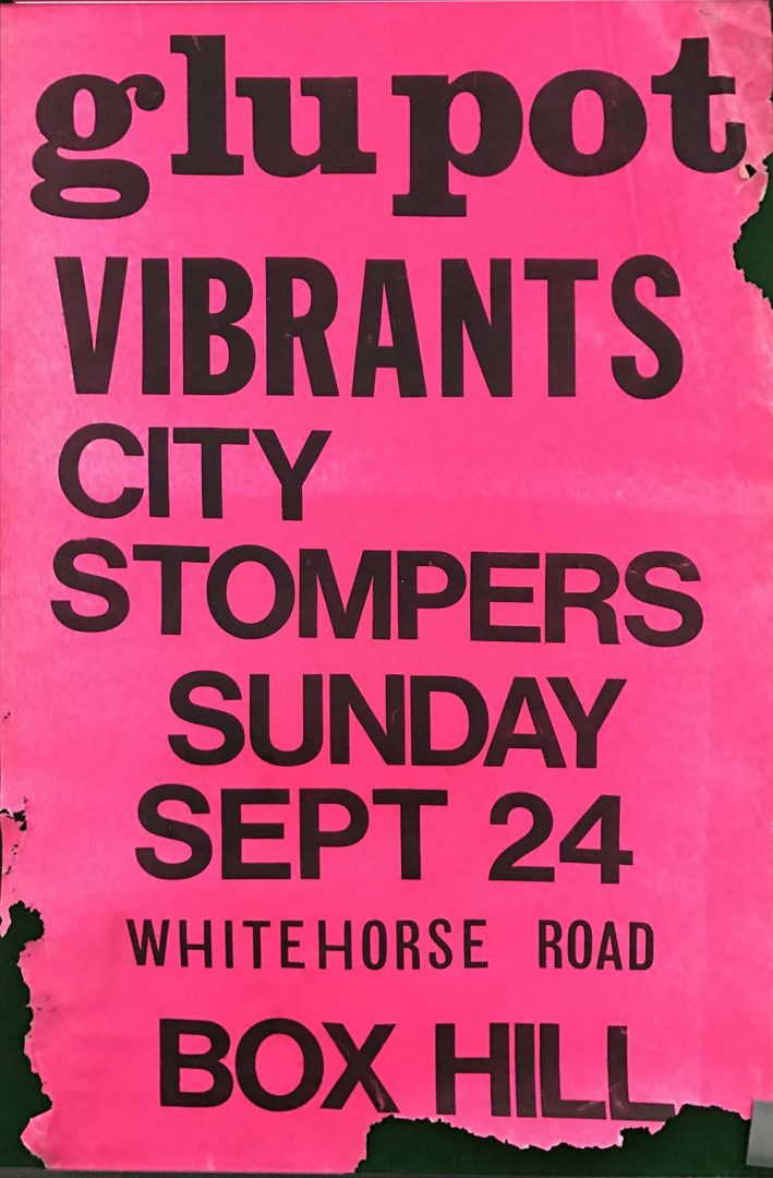 Glu Pot, Box Hill Town Hall, Melbourne, 24th September 1967 Show Poster