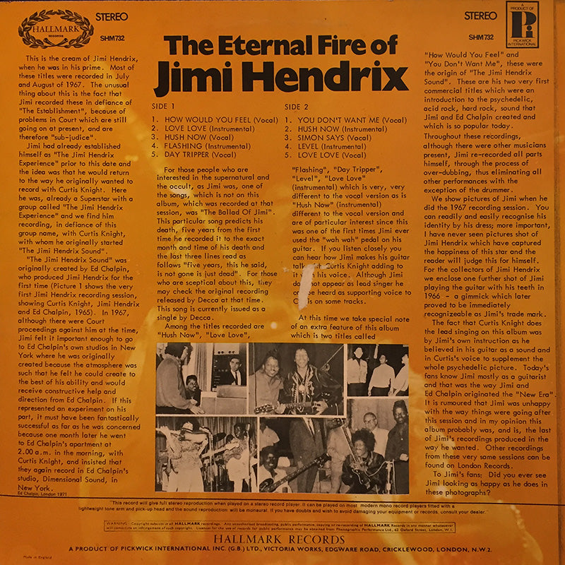 The Eternal Fire Of Jimi Hendrix