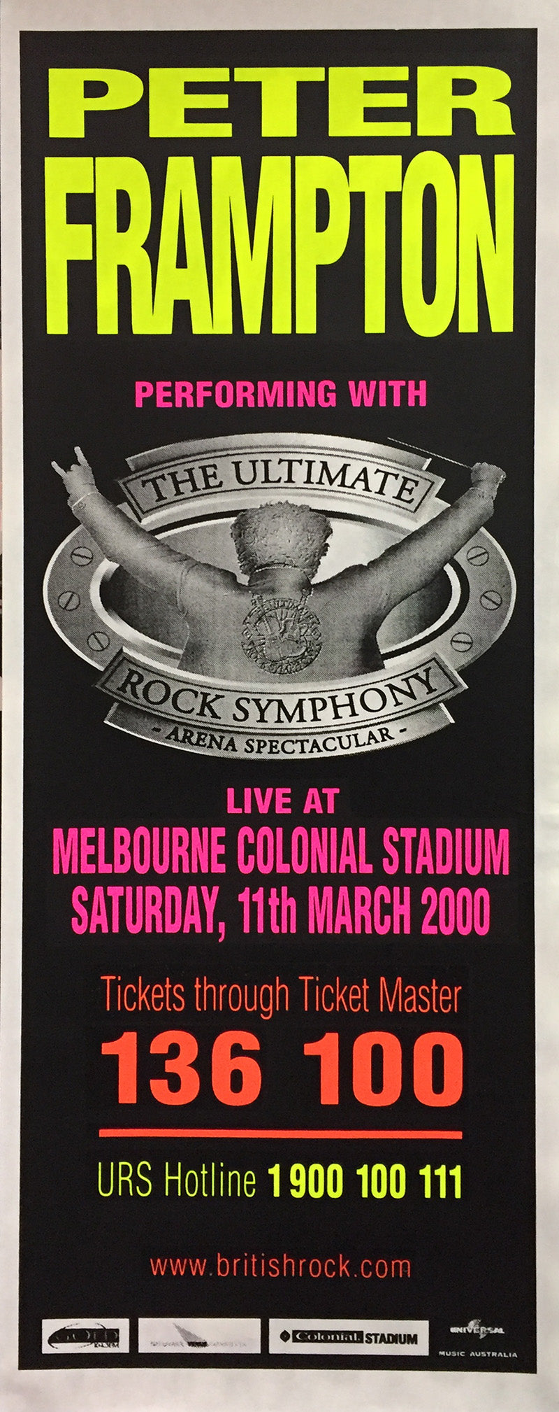 Peter Frampton Ultimate Rock Symphony Pole Poster