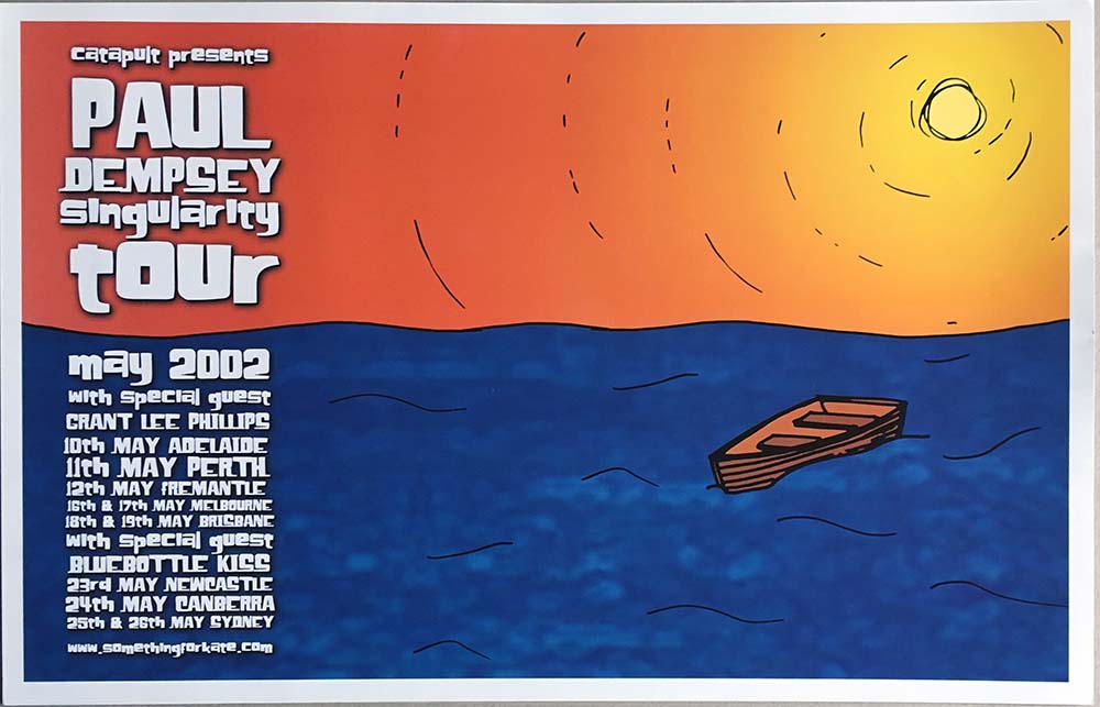 Singularity 2002 Tour Poster