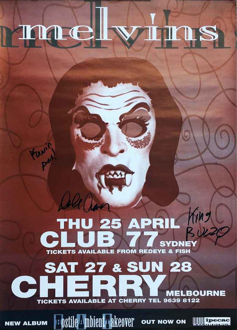 Australia 2002 Mini Tour Promo Poster