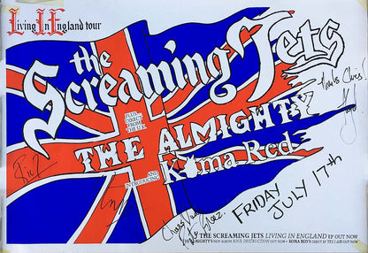 Living In England' Tour / Friday 17th July Gig Poster