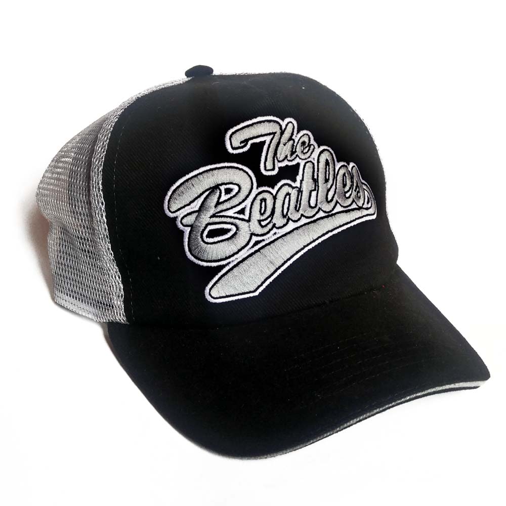 Black &amp; Grey Logo Trucker Cap