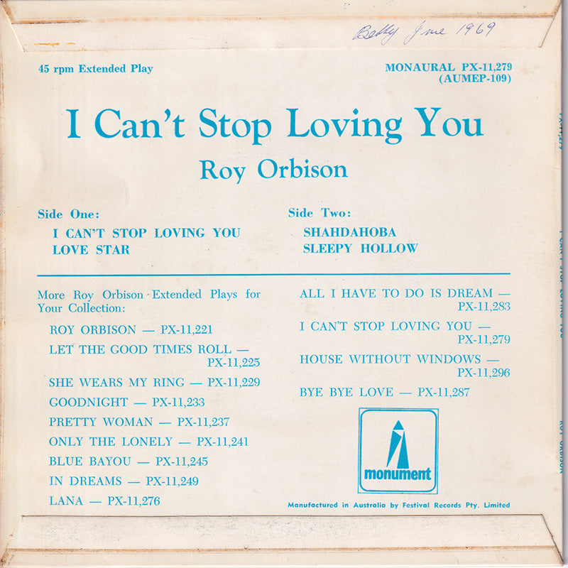 I Can't Stop Loving You
