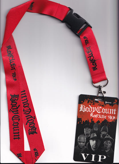 Bloodlust VIP Tour Laminate