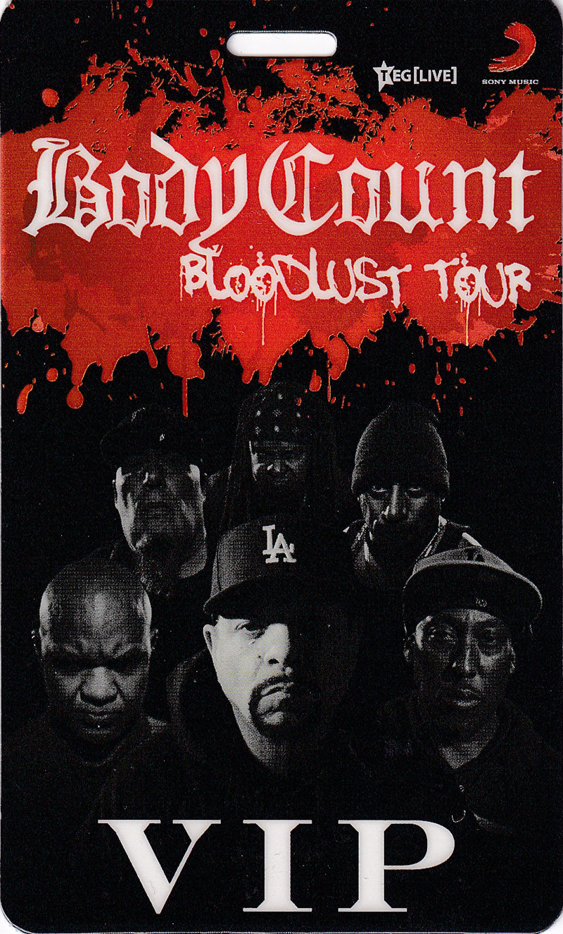 Bloodlust VIP Tour Laminate
