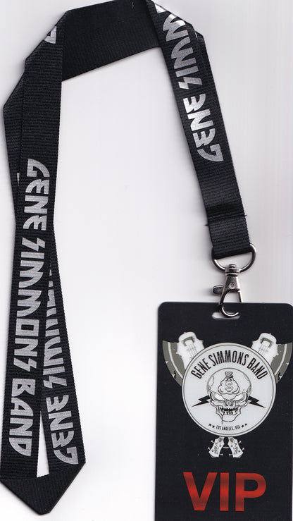 Gene Simmons Australian Tour VIP Laminate