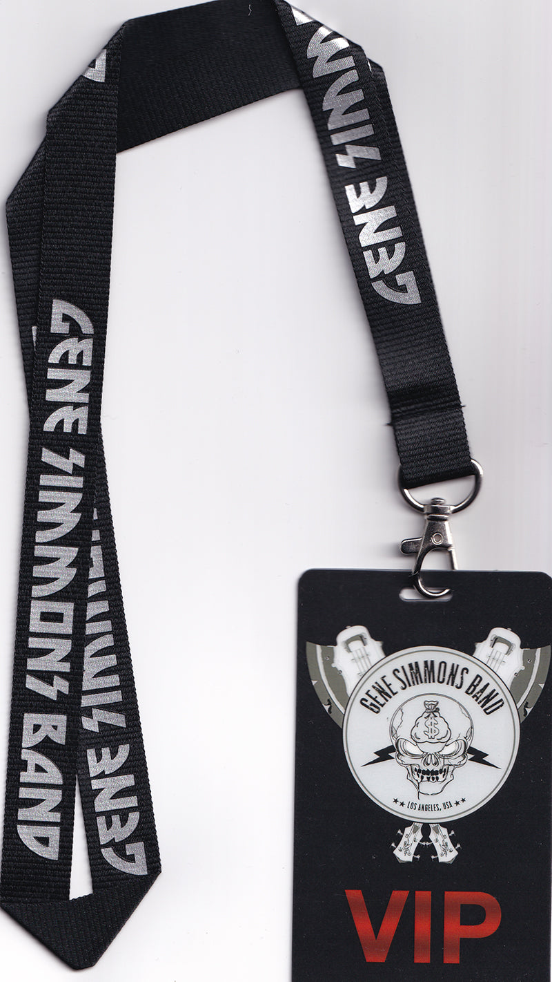 Gene Simmons Australian Tour VIP Laminate