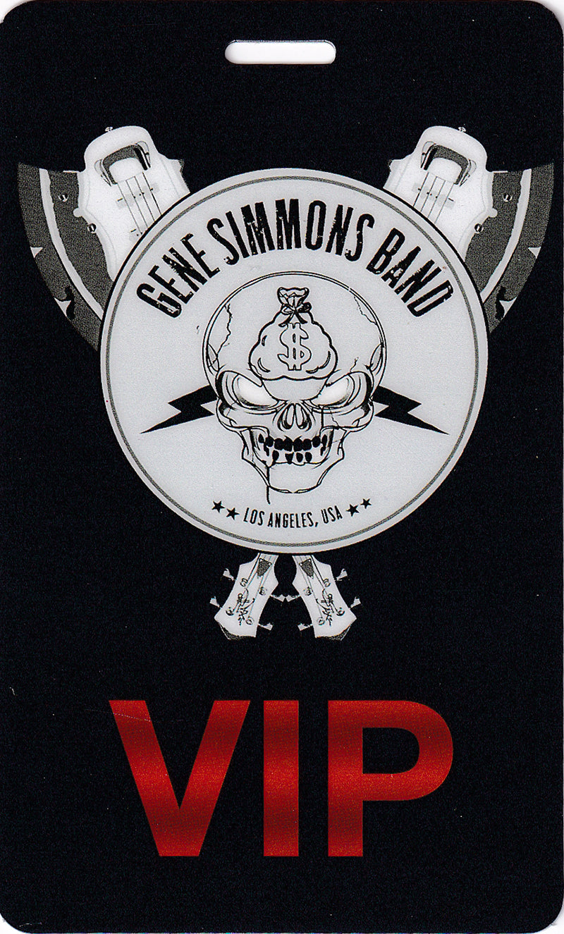 Gene Simmons Australian Tour VIP Laminate
