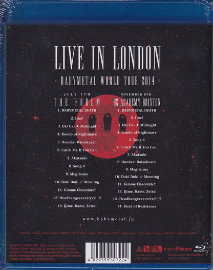 Live In London -Babymetal World Tour 2014-
