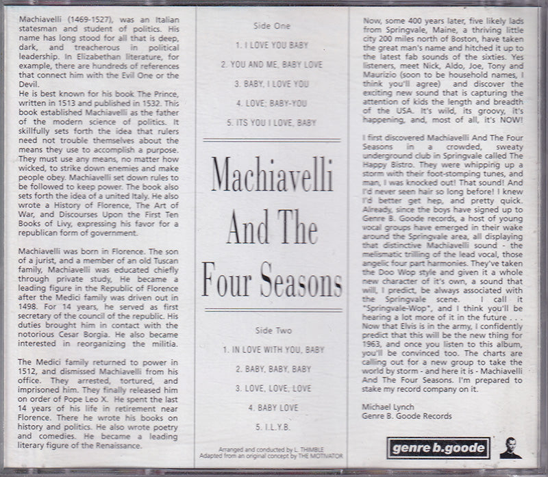 Machiavelli And The Four Seasons