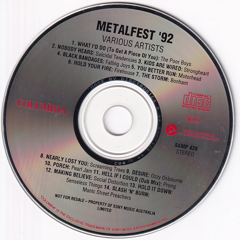 Incinerator ( Metal Sampler 1992, Metalfest &#39;92 )