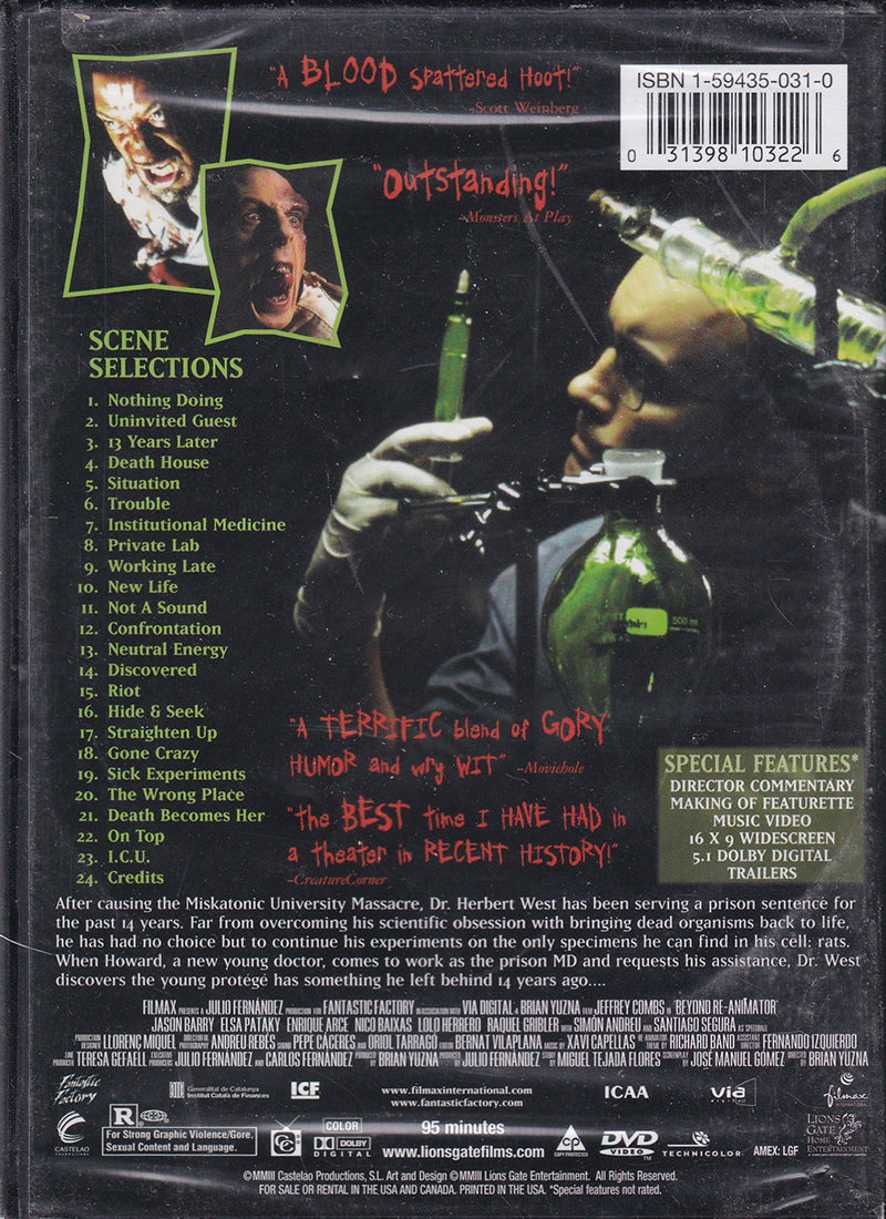 Beyond Re-Animator