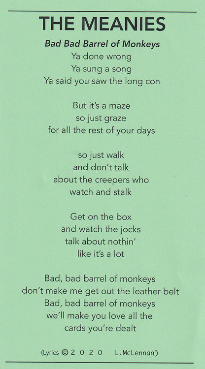 Bad Bad Barrel Of Monkeys (Wee Yellow)