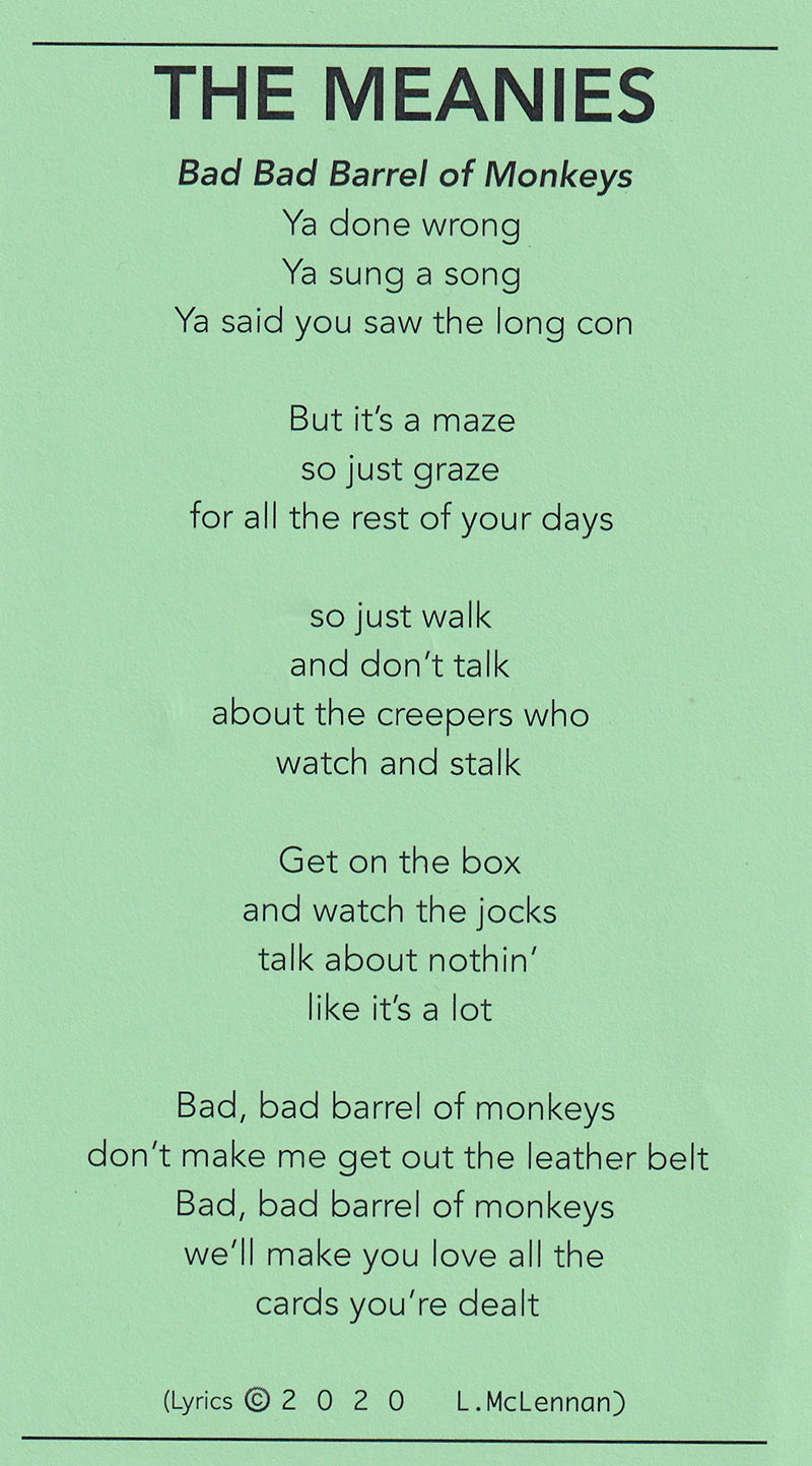 Bad Bad Barrel Of Monkeys (Wee Yellow)