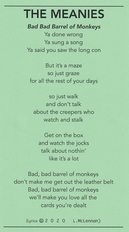 Bad Bad Barrel Of Monkeys (Blue)