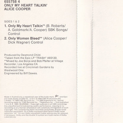 Only My Heart Talkin'