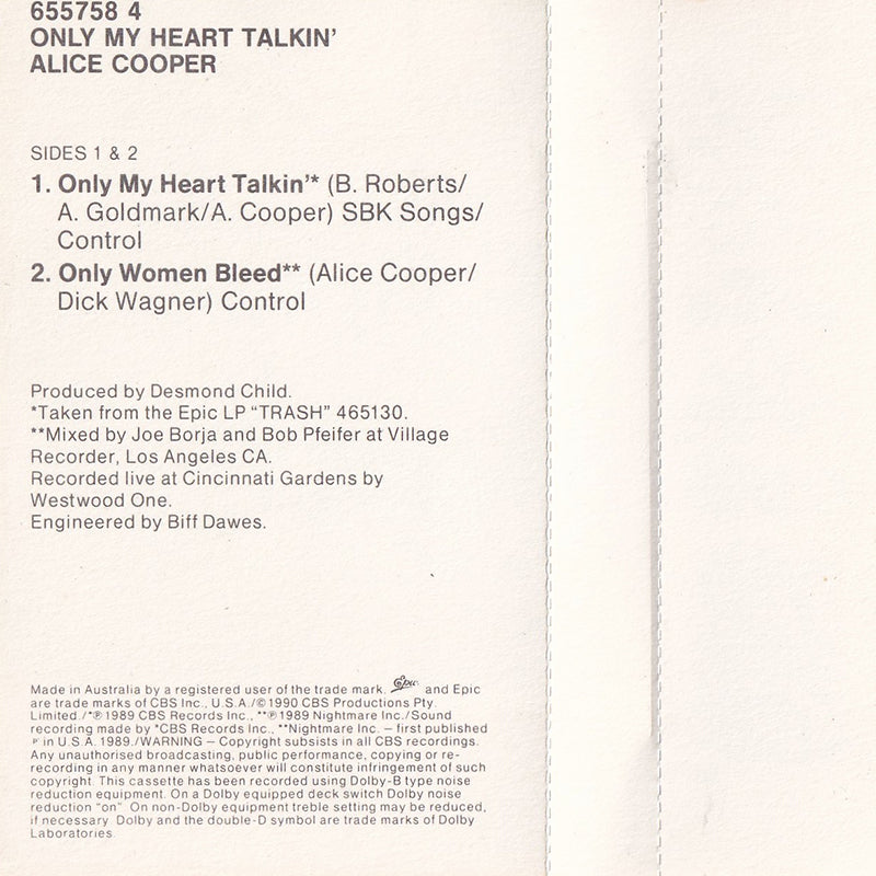 Only My Heart Talkin'
