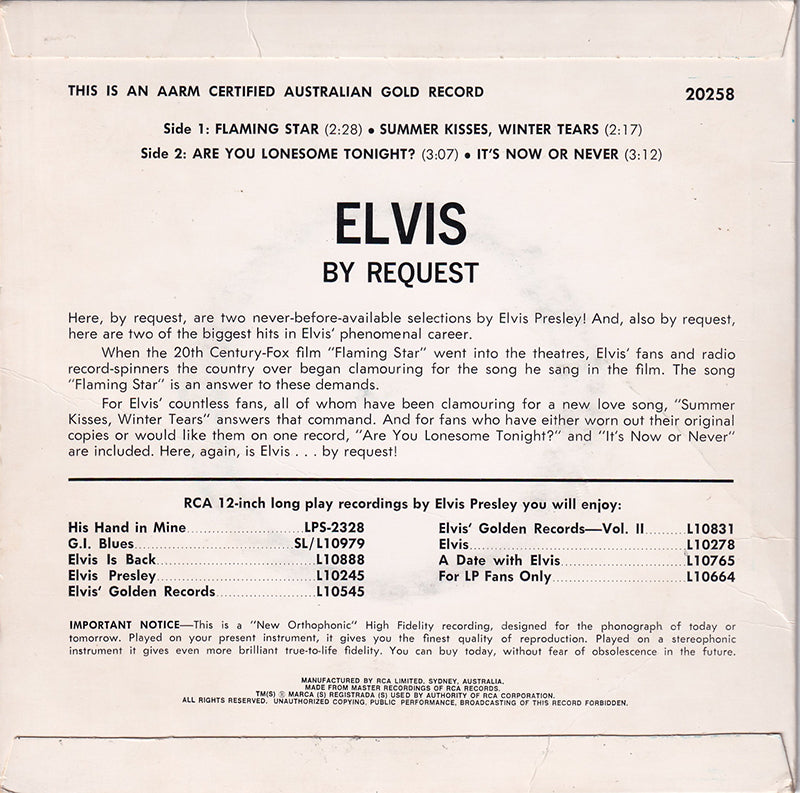 Elvis By Request