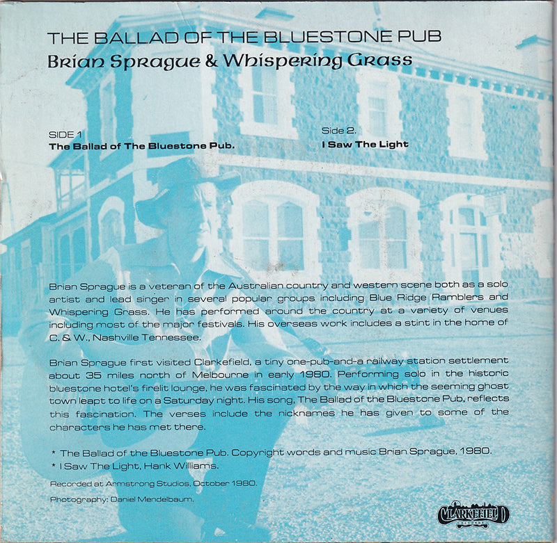 The Ballad Of The Bluestone Pub