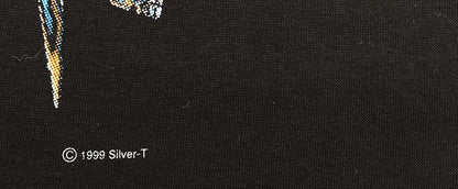 Fuzzy Design 1999 Neon Ballroom Australian Tour Black T-Shirt