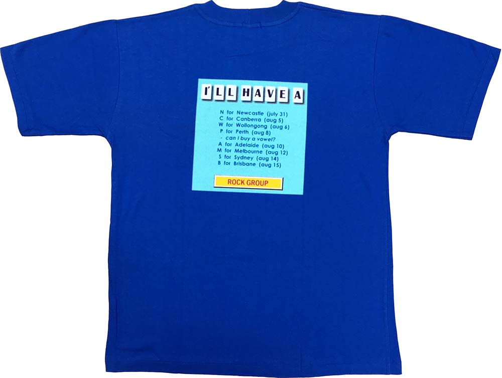 Wheel Of Fortune Design 1999 Oz Tour Royal Blue T-Shirt
