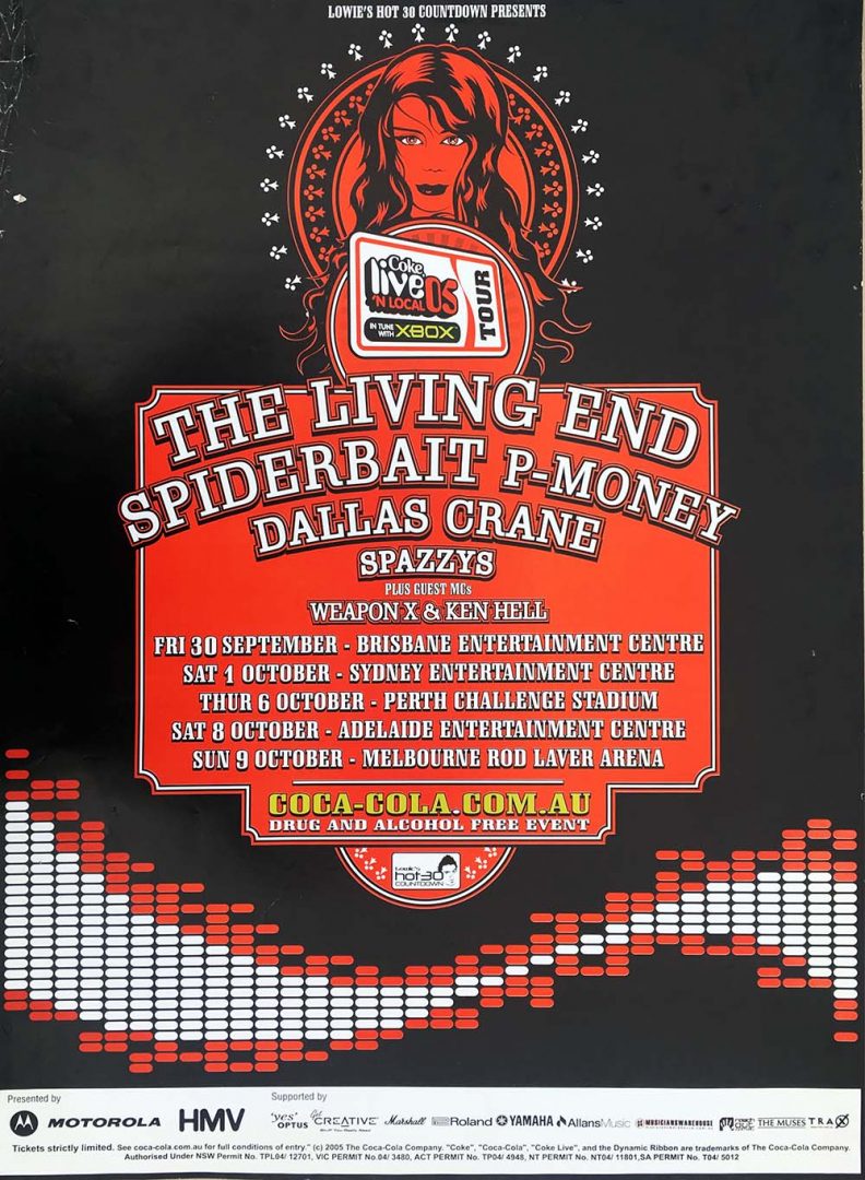 Coke Live N Local 2005 Show Promo Poster