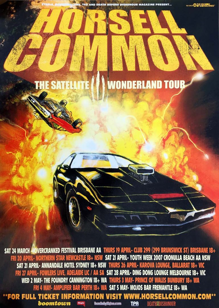 Satellite Wonderland Tour 2007 Promo Poster
