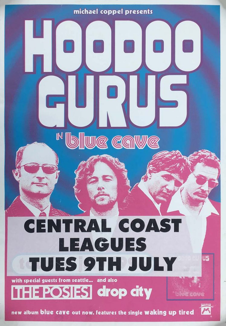 Central Coast Leagues Club, Gosford NSW 9th July 1996 Show Promo Poster