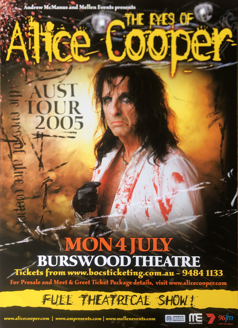 Burswood Theatre, Perth, Australia, 4 July 2005 Show Poster