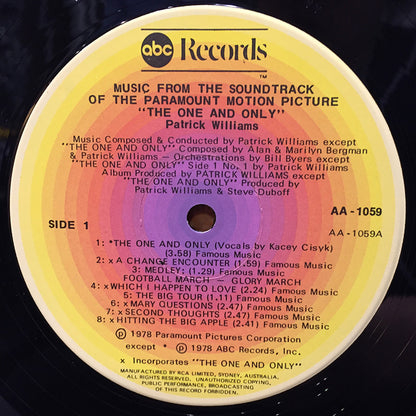 The One And Only - Original Motion Picture Soundtrack