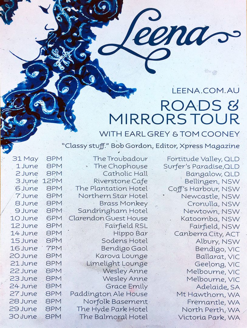 Roads &amp; Mirrors 2007 Australian Tour Poster