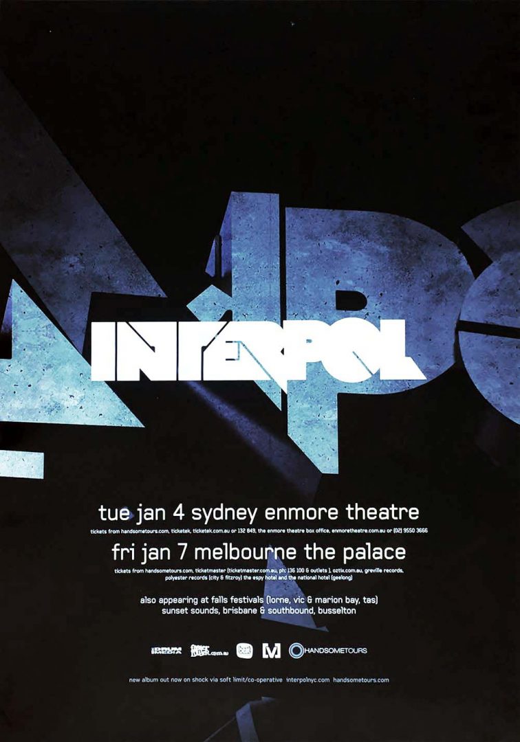 2011 Australian Tour Poster