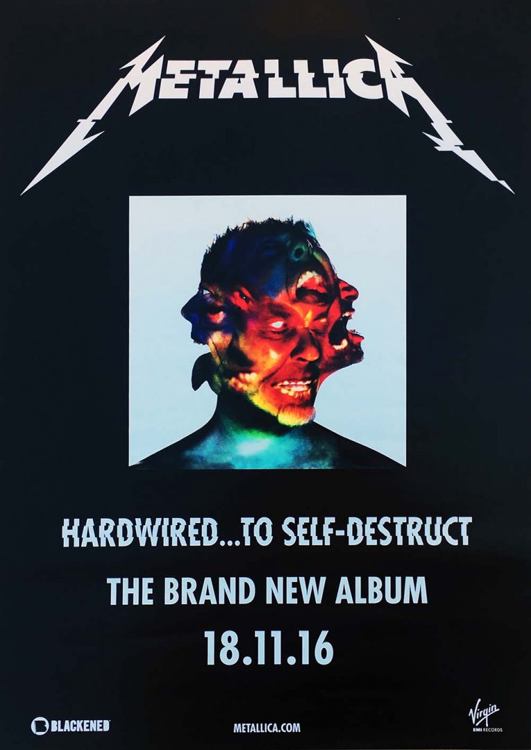 Hardwired ... To Self Destruct Album Promo Poster