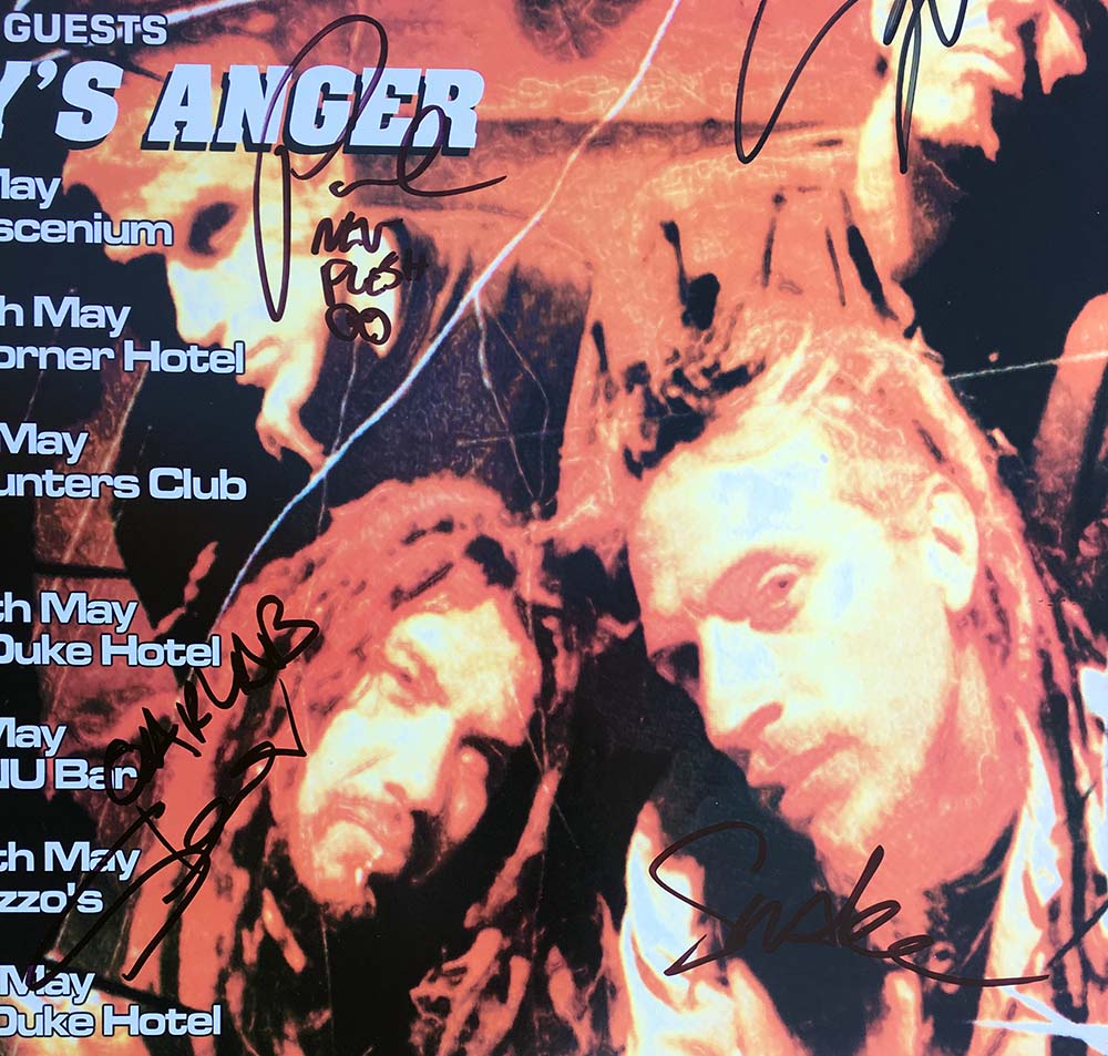 2000 Australian Tour Poster