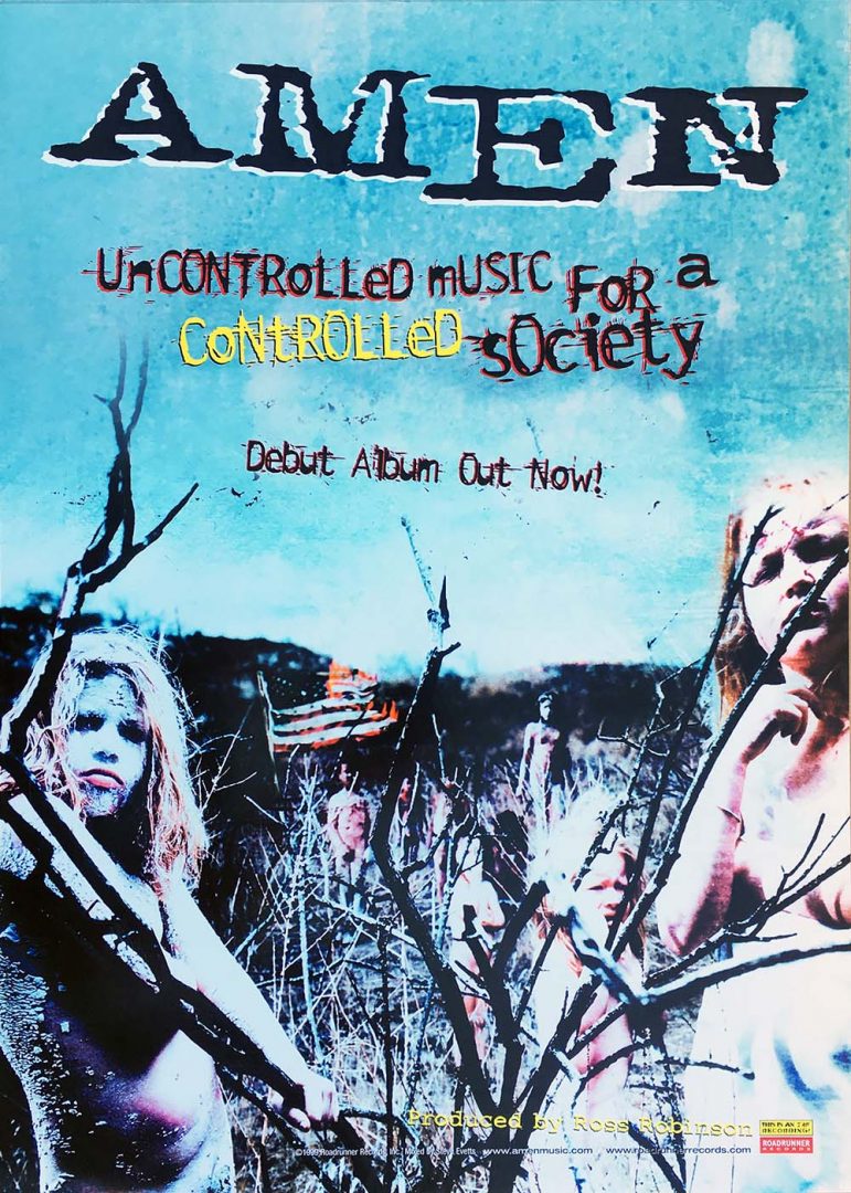 Uncontrolled Music For A Controlled Society Album Promo Poster