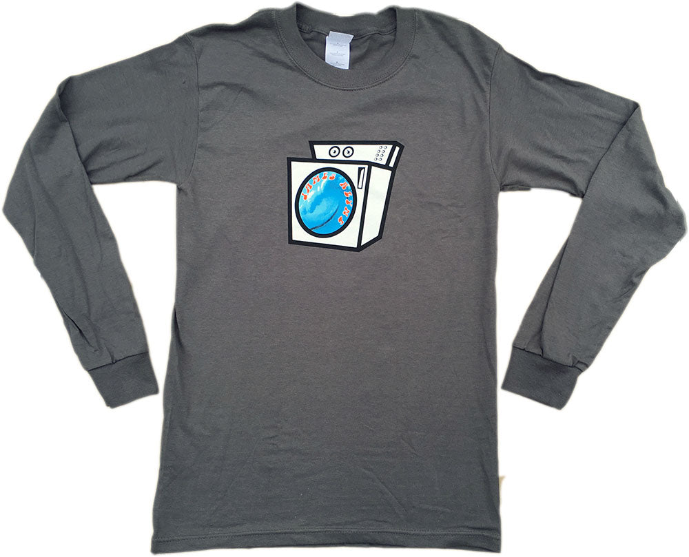 Washing Machine Grey Long-Sleeve T-Shirt