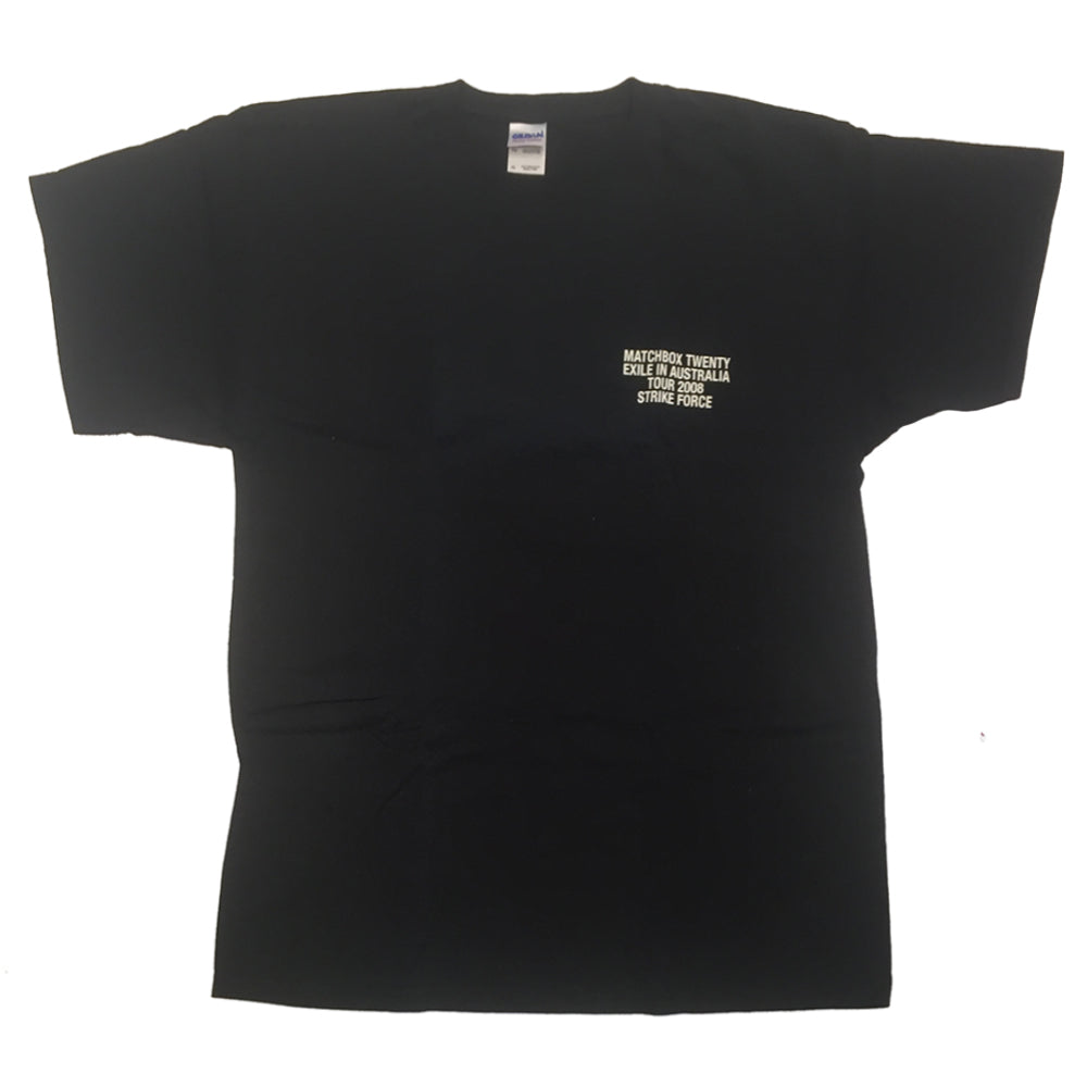 Black &#39;Exile In Australia&#39; Crew T-Shirt
