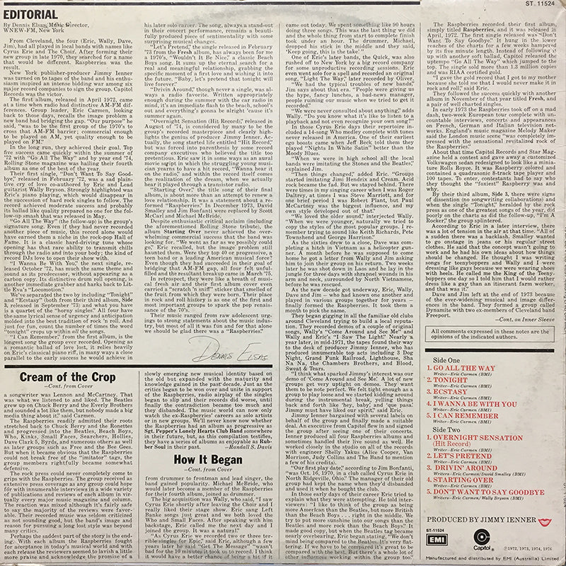 Raspberries' Best - Featuring Eric Carmen