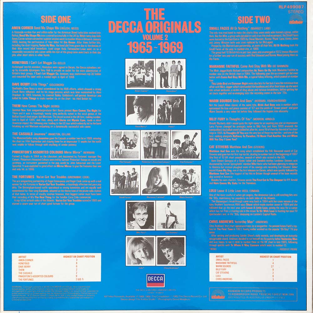 The Decca Originals - Volume 2: 1965-1969